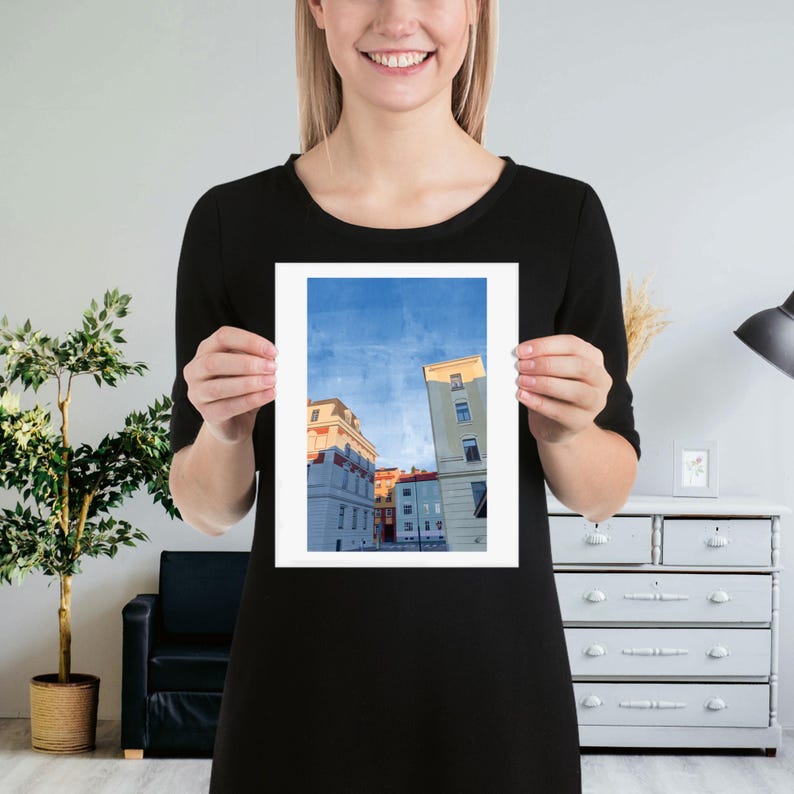 City Street #1 | Print of Original Artwork | 20 x 25 cm / 8 × 10 inch