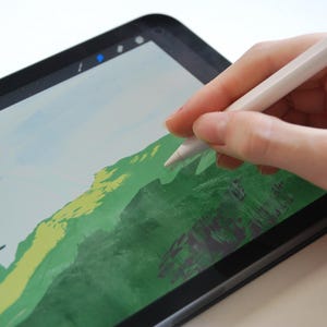 Photograph showing the process of creating this artwork