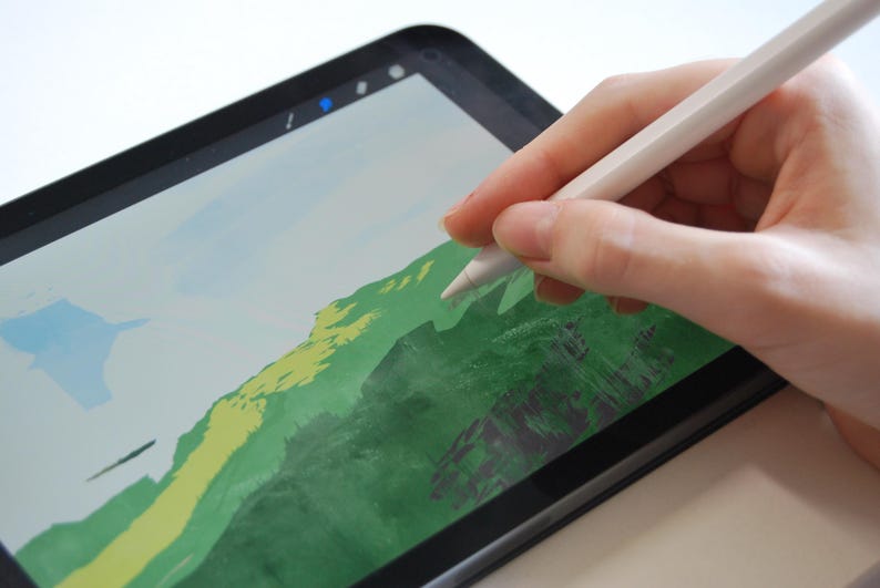 Photograph showing the process of creating this artwork