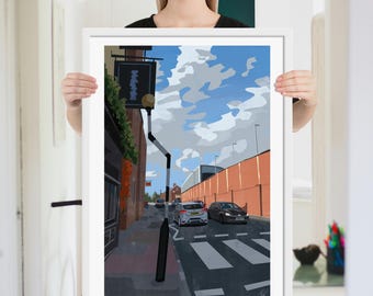 Salisbury Road | Framed Print of Original Artwork