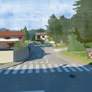 Town in the Woods | Print of Original Artwork
