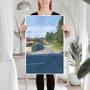 Town in the Woods | Print of Original Artwork | 50 x 76 cm / 20 × 30 inch