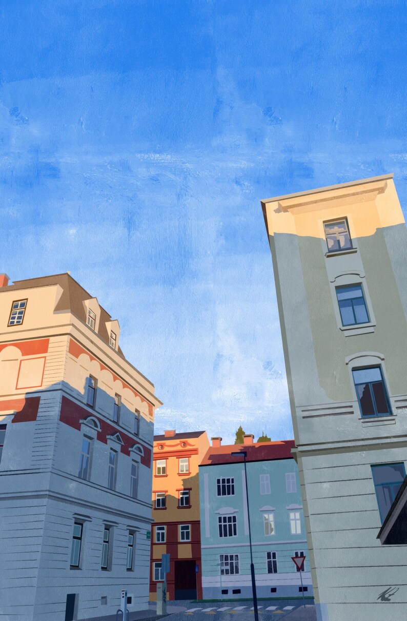 City Street #1 | Print of Original Artwork