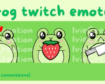 Frog Twitch Emotes