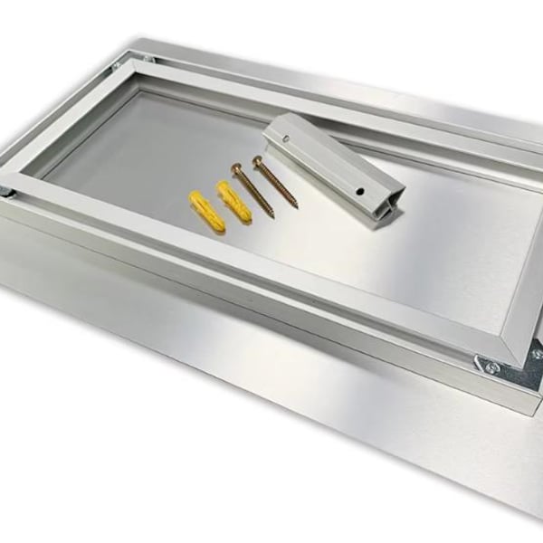 Sleek Shadow Mount Aluminum Frame - Premium Minimalist Aluminum Shadow Mount Frame for Prints and Pictures- Heavy Duty