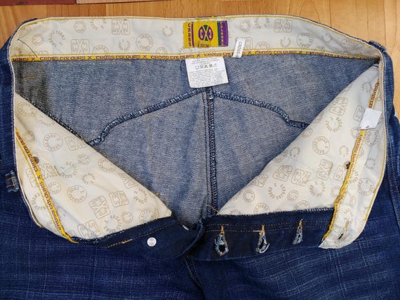 Cross Colours Jeans, Vintage Baggy Jeans 90s Hip-hop Clothing