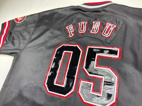 FUBU Jersey, Vintage HARLEM T-shirt, Black, New York Shirt, Fubu