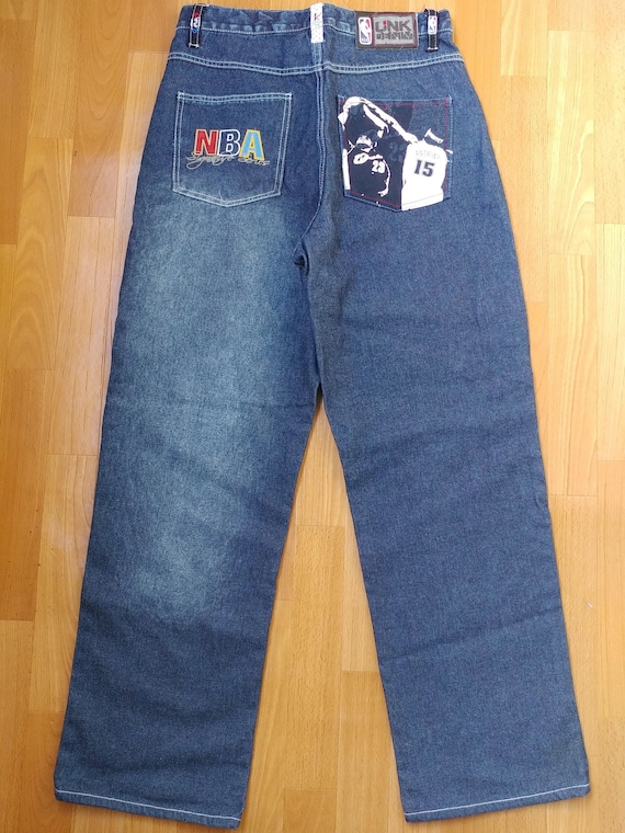 NBA Jeans, Vintage Denim UNK Basketball Pants, Cleveland Cavaliers