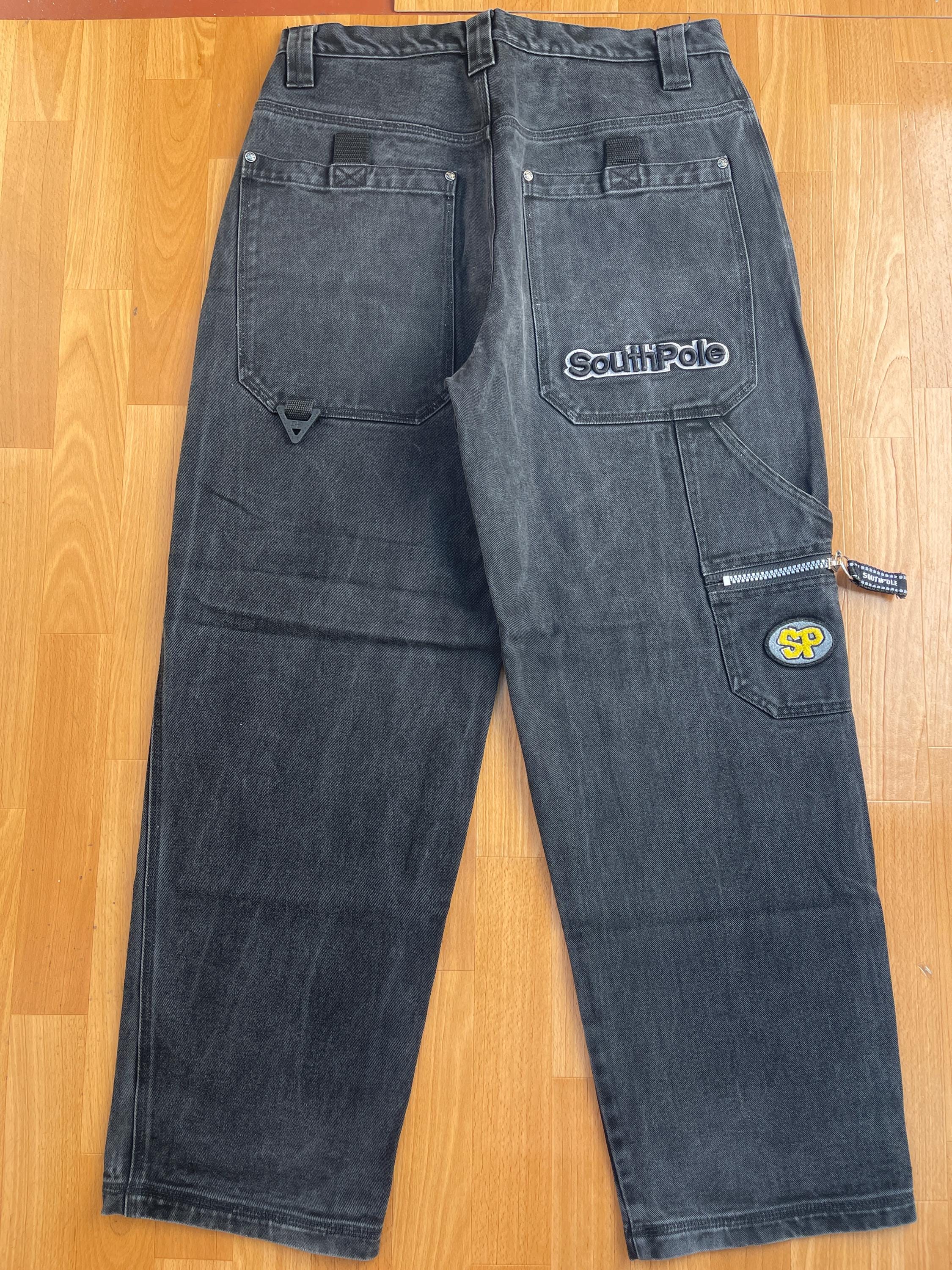 Southpole Black Baggy Jeans - Etsy