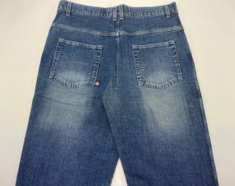 SWG Jeans, blau, Street War Gear Jeans, Vintage Baggy, 90er hip hop, 1990er hip hop, oldschool, streetwear, jnco skater, Männer, Größe W 36