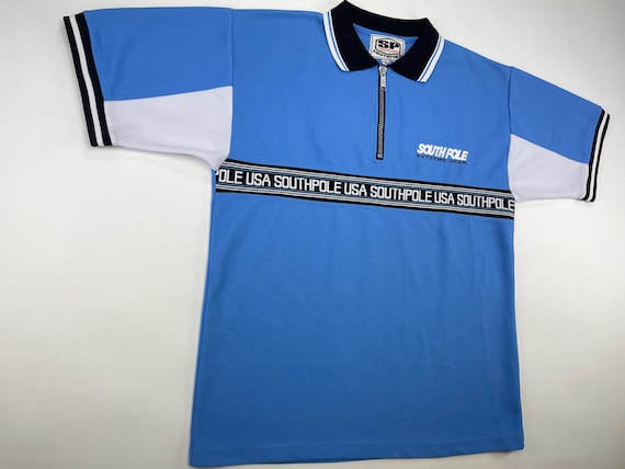 SOUTHPOLE Jersey, Blue, Vintage South Pole T-shirt, 90s Hip Hop