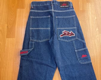 Southpole Jeans, White Vintage Baggy Jeans, 90s Hip Hop 1990s Hip