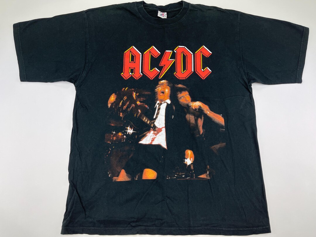 AC/DC T-shirt, 2001, Anthill, Vintage ACDC Shirt, 90s Rock T-shirt, 90s ...