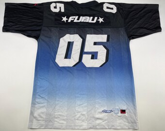 FUBU Jersey, Black, Vintage Hip Hop T-shirt, 90s Hip Hop Clothing