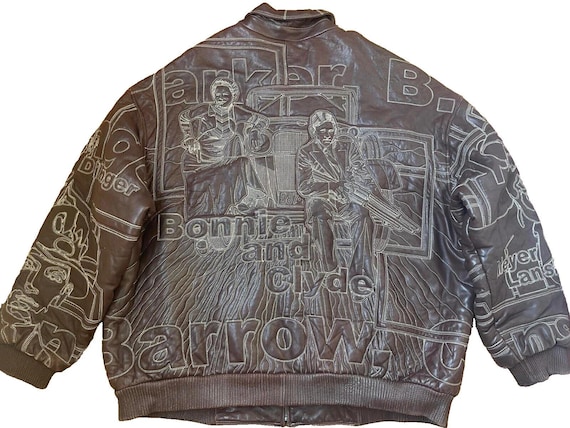 Pelle Pelle Leather Jacket, Mafia Gangster Vintage, Marc Buchanan