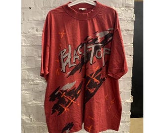 Reebok Blacktop t-shirt, vintage RBK, 90s hip hop clothing, old school, streetwear, 1990s, hip-hop sneakers, basketball jersey, size XXL 2XL