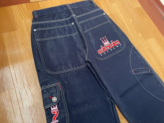 Damani Dada Jeans, Vintage Baggy Jeans, 90s Hip Hop Clothing