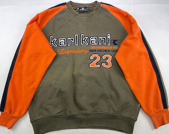 Rare Vintage 90s Karl Kani Jeans Big Logo Spellout Embroidered