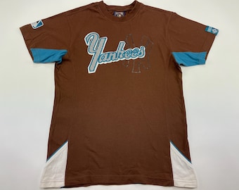 Maillot MLB New York Yankees, collection Cooperstown, Majestic, t-shirt de baseball vintage, hip hop des années 90, années 90, old school, taille homme M Medium