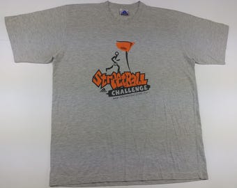 Koszulka Adidas Streetball Challenge, 1998 Węgry, vintage hip-hop, odzież hip-hopowa z lat 90., lata 90., oldschool, koszykówka, streetwear, rozmiar XL