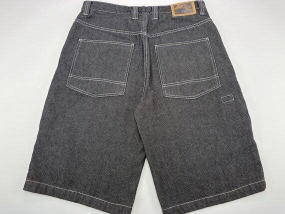 Phat Farm Jeans Shorts, Black, Vintage Baggy Jeans, 90s Hip Hop