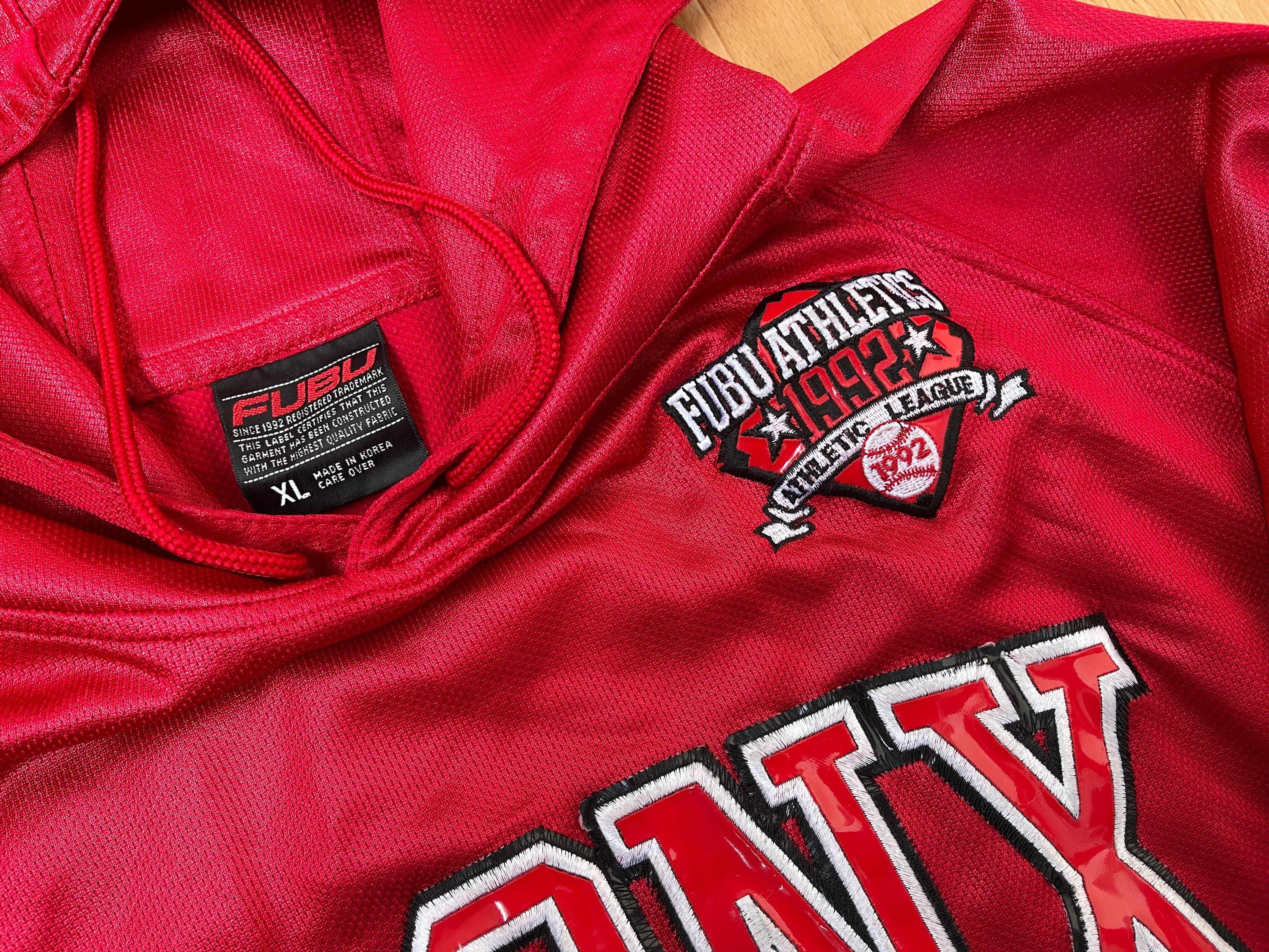 希少✨90s Y2K B系FUBU ATHLETICS 1992 パーカー FUBU Jersey, City Series, BRONX Hoodie, Vintage New York City T