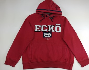 90s ECKO UNLTD スウェットパーカー ビッグロゴ B系 ストリート 90s ECKO UNLTDジップパーカー 黒 b-boy スウェット - メルカリ