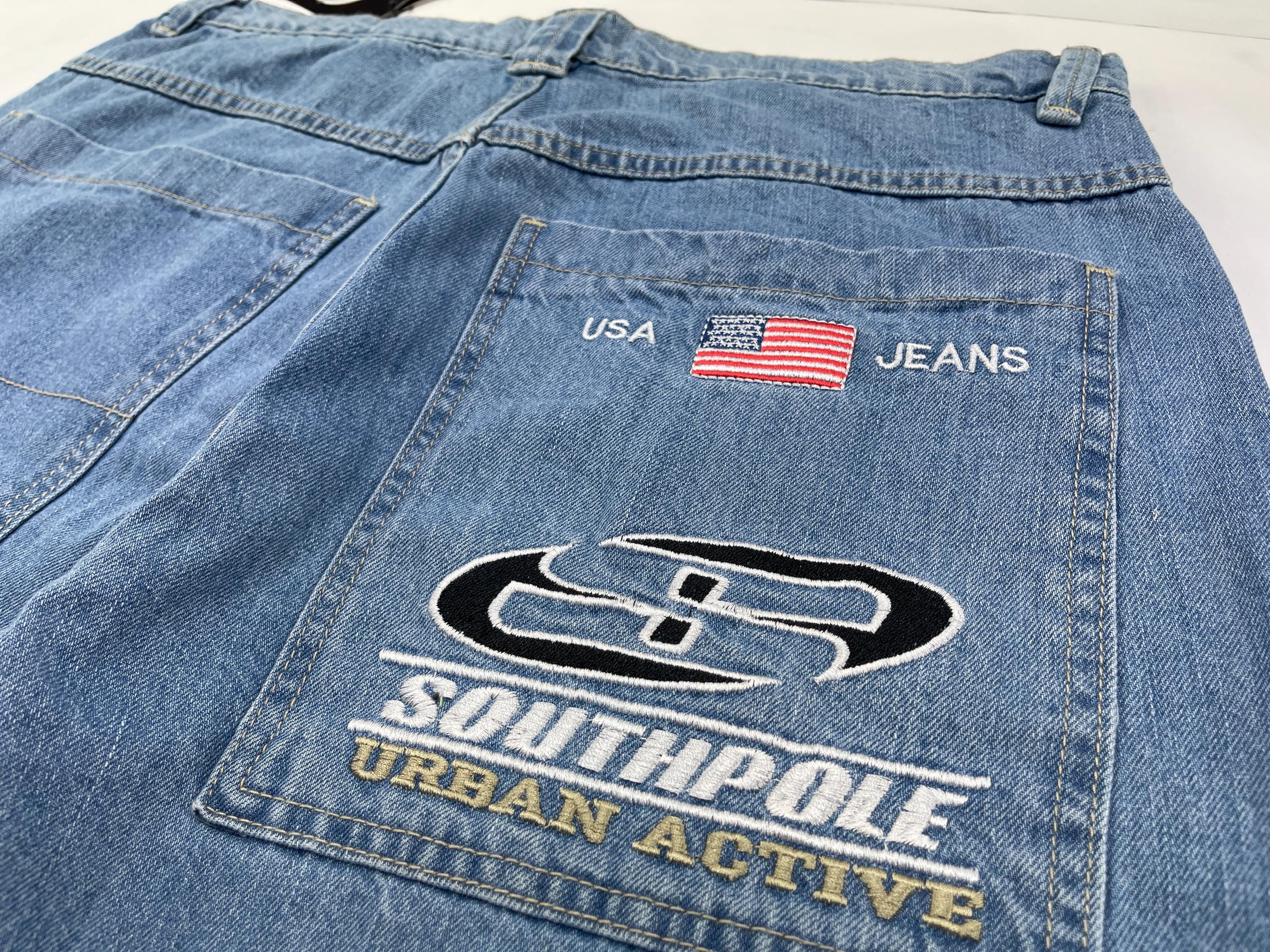 Southpole Jeans, Vintage Baggy Jeans, 90s Hip Hop Clothing, 1990s