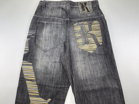 KARL KANI Jeans, Vintage Kani Jeans Baggy Loose, 90s Hip Hop