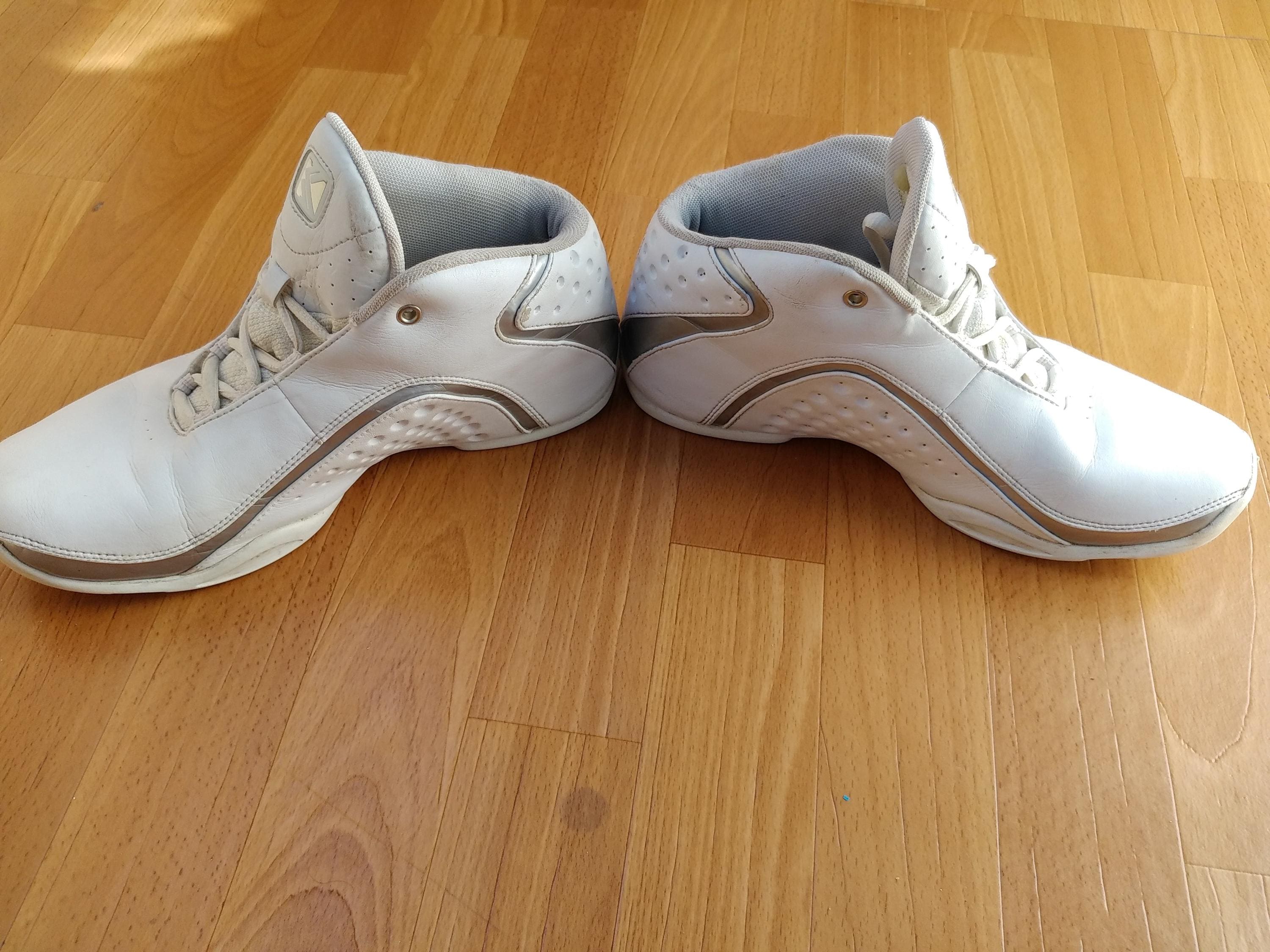 Vtg Karl Kani Sz 7 Sneakers 90s Hip Hop Streetwear Retro Canvas Shoes Y2K Kicks KARL KANI Sneakers, White, Vintage Hip Hop Shoes, 90s Hip  main image 2