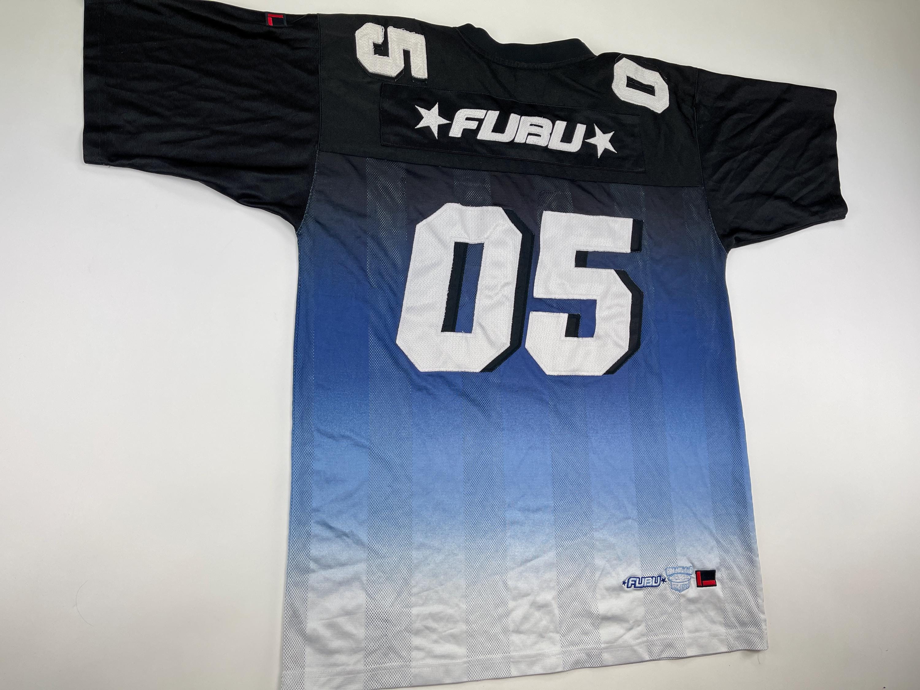 FUBU Jersey, Blue, Fubu 05, Vintage Hip Hop T-shirt, 90s Hip Hop