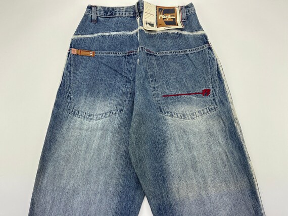 Phat Farm Jeans, Blue, Vintage Baggy Jeans, 90s Hip Hop Clothing
