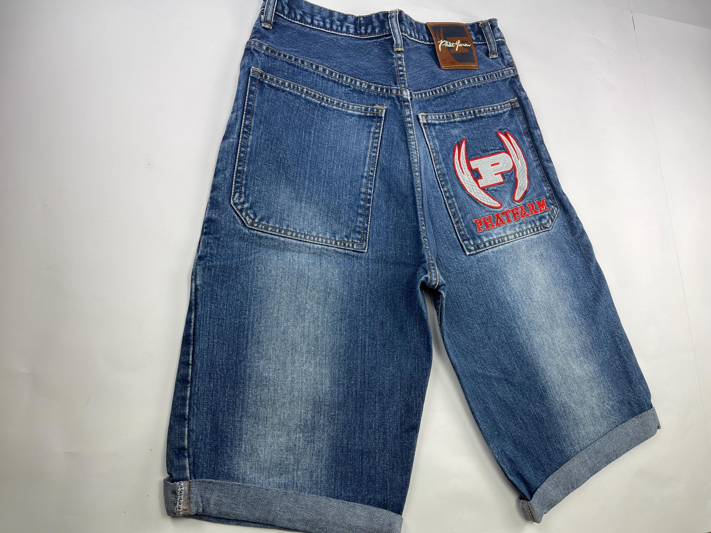パンツ Phat Farm Check short halhpants 90s00s il_fullxfull.6373754668_l8xu.jpg