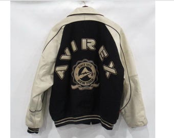 Vintage 90s Avirex Top Gun MA-1 Flight Flyers Bomber Jacket
