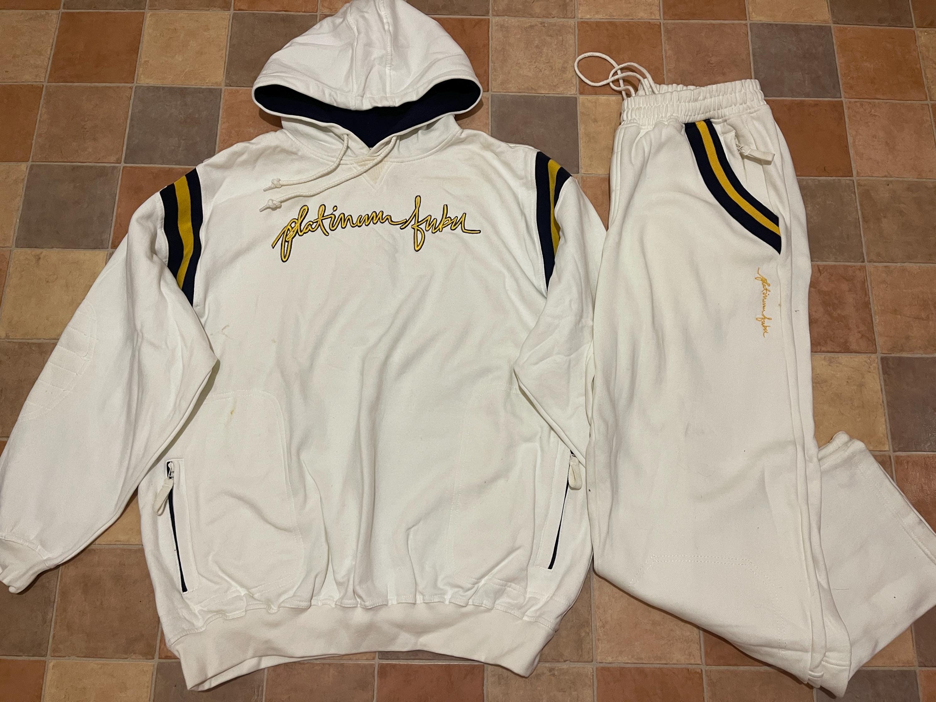 FUBU Tracksuit, 1990s, Baggy Track Suit Jacket and Pants Set, 90s
