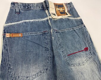 Phat Farm Jeans, Blue, Vintage Baggy Jeans, 90s Hip Hop Clothing