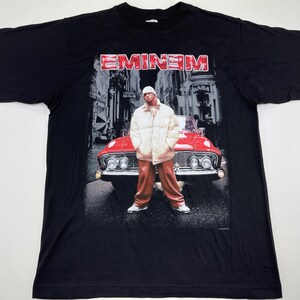 Eminem t-shirt, black, D12 shirt, 2000s, Slim Shady, Marshall Mathers, 90s hip hop clothing, 1990s, old school, rap, mens size S Small