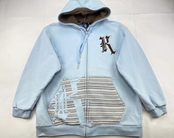 Vintage Y2K Karl Kani Embroidered Zip up Hoodie / Streetwear
