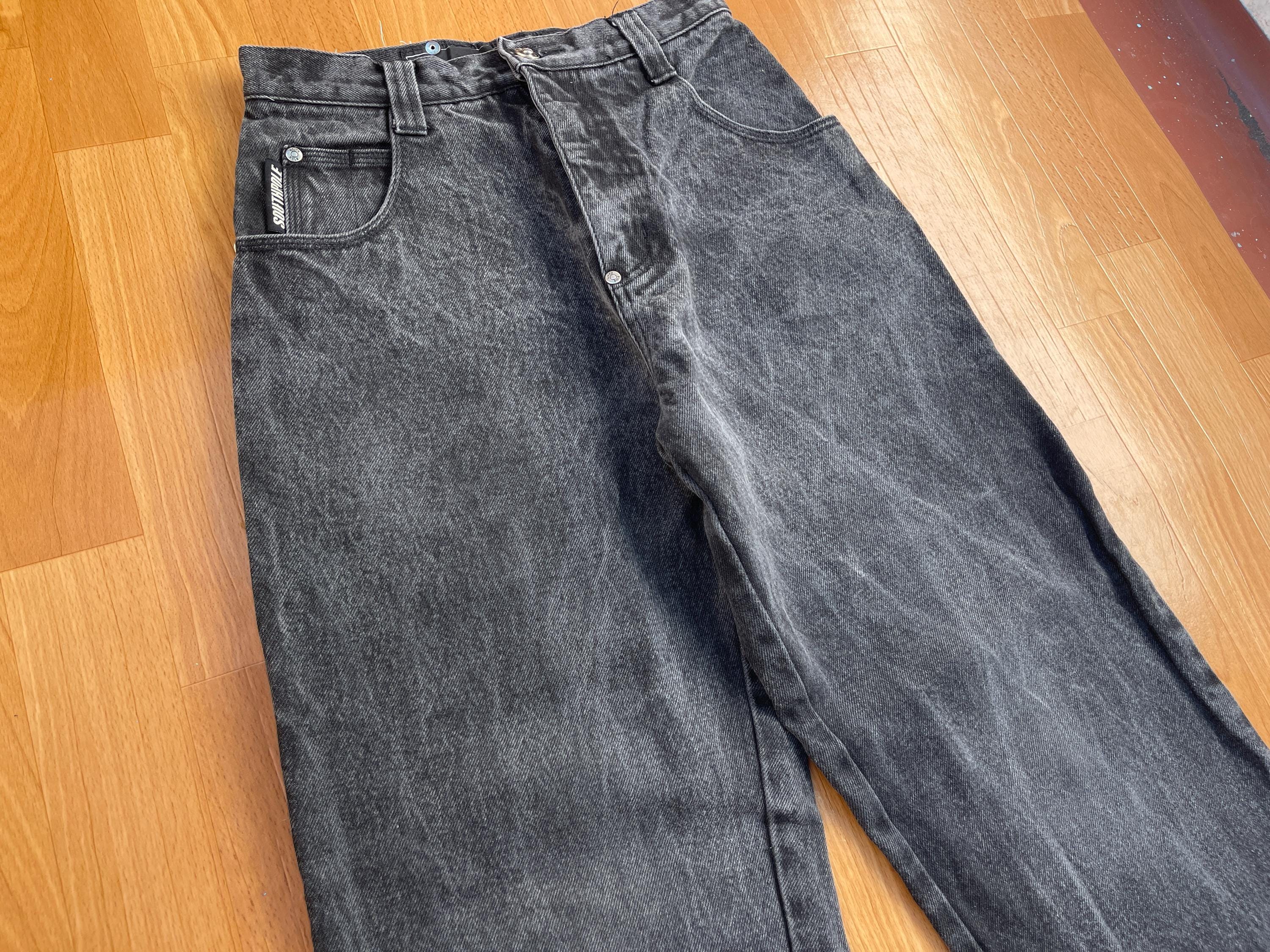 Southpole Jeans, Black Vintage Baggy Jeans, 90s Hip Hop 1990s Hip