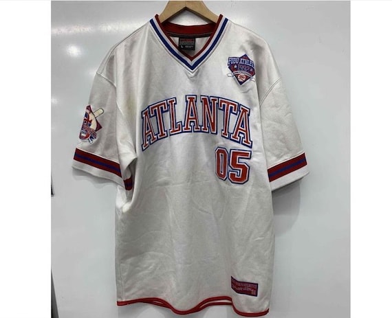 FUBU Jersey, Atlanta T-shirt, White, Vintage Georgia Shirt, City