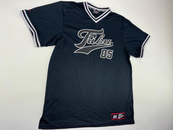 FUBU Jersey, Black, Vintage Hip Hop T-shirt, 90s Hip Hop Clothing