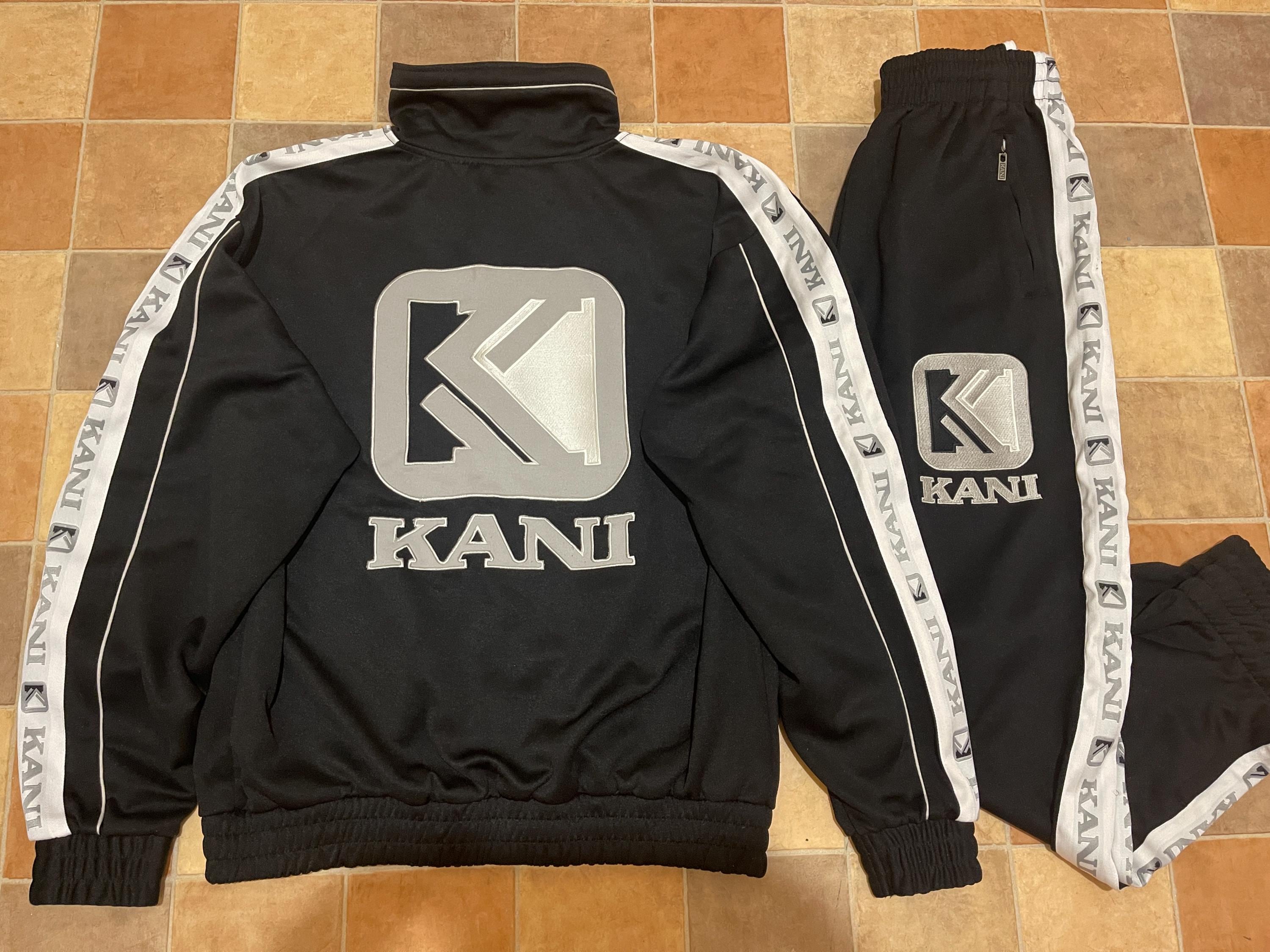 KARL KANI Tracksuit, Vintage Kani Track Suit Jacket Pants Set, 90s