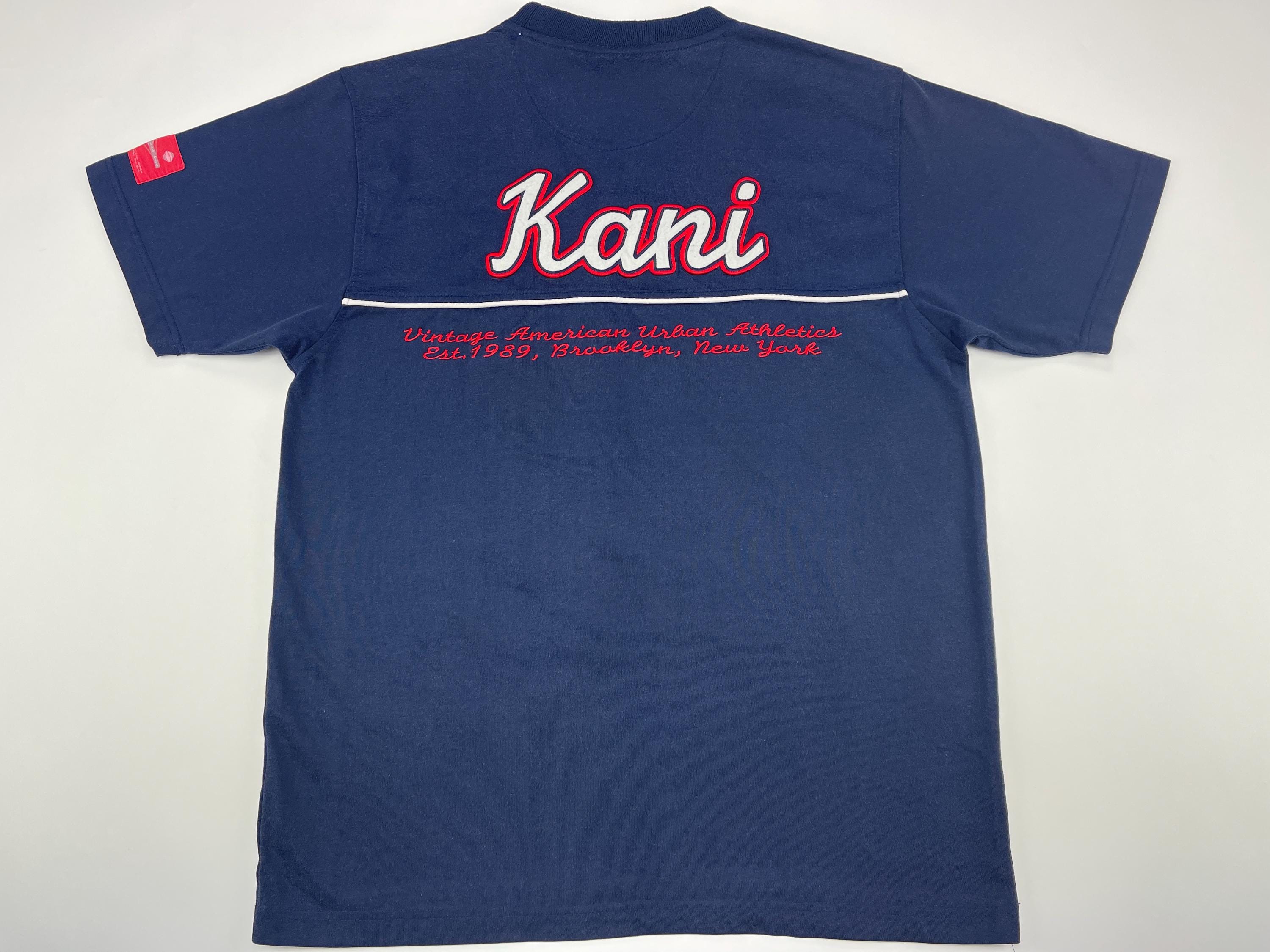 KARL KANI Jersey, Puerto Rico, Blue, Vintage Hip Hop T-shirt, 90s