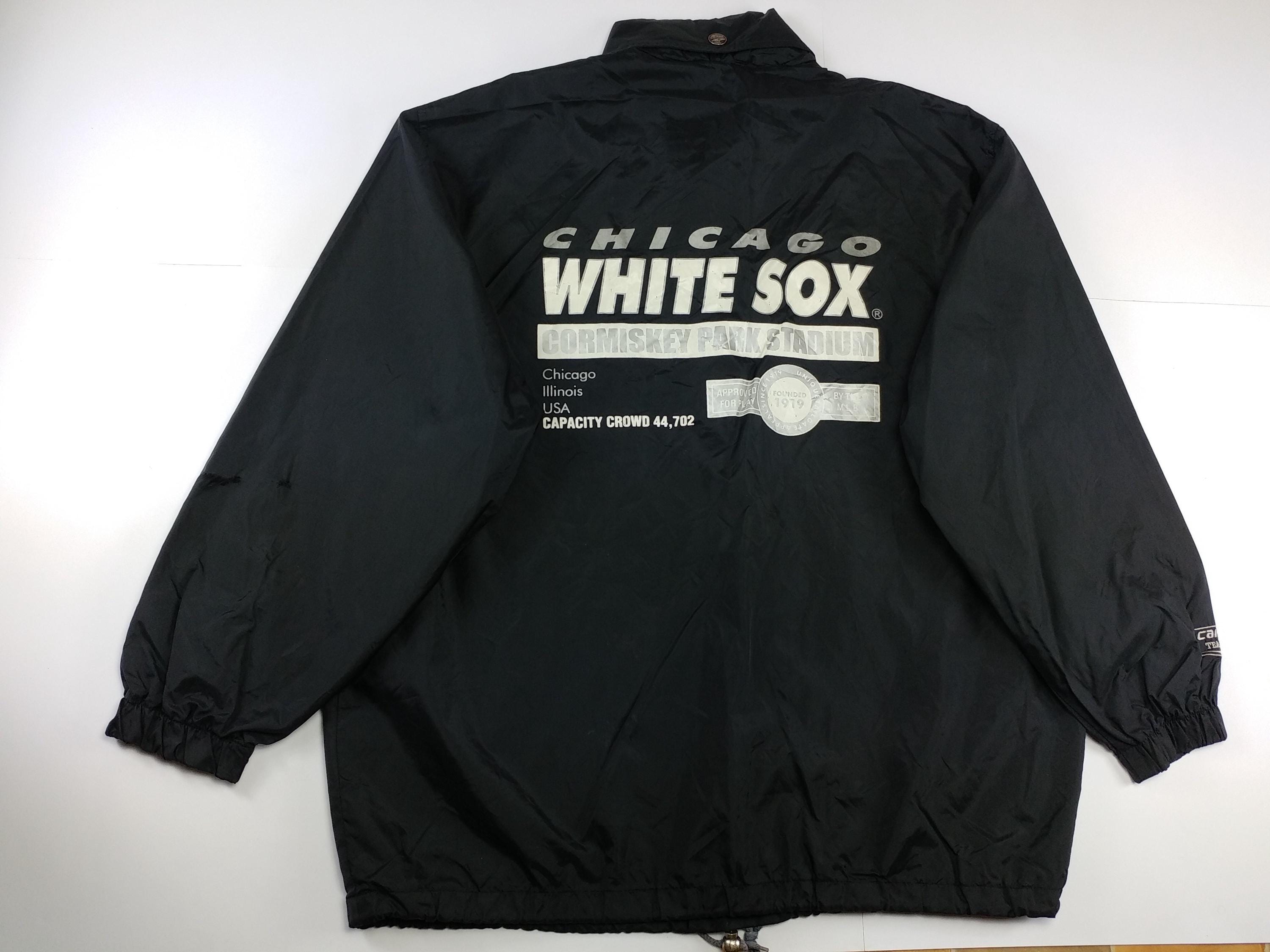 90s White Sox Jacket - Etsy Canada