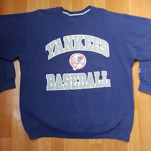 MLB New York Yankees sweatshirt, vintage Starter jacket, baseball 90s hip-hop clothing, 1990s hip hop hoodie gangsta rap size xl Made in USA