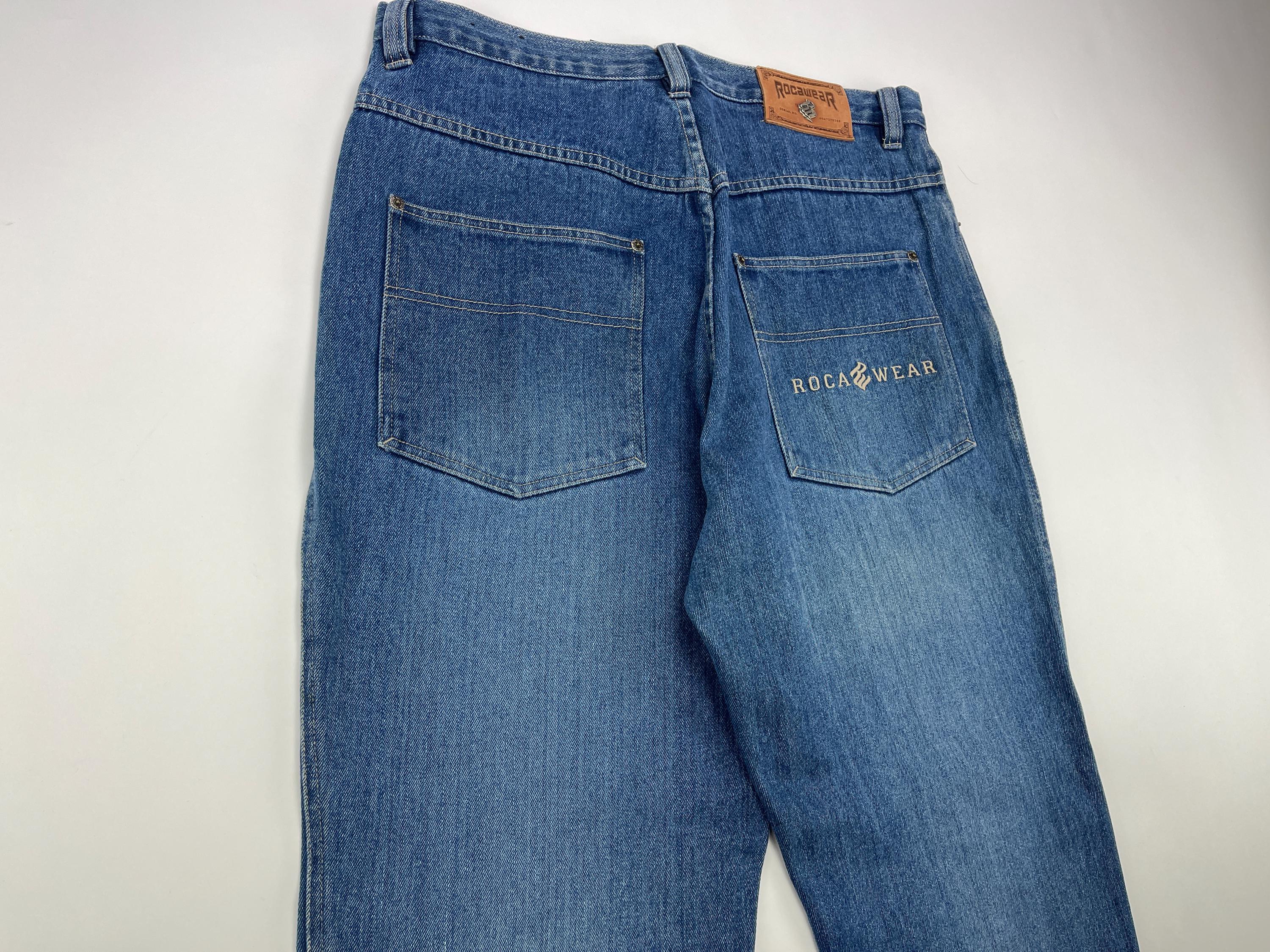 USA古着 rocawear デニムパンツ baggy ワイド Y2K B系 USA 古着 GMPyRe BAGGY ワイド B系 Y2K デニムパンツ - メルカリ
