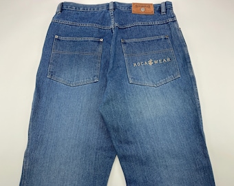 パンツ 90s Roca wear wide baggy denim pants 90s Roca wear wide baggy denim pants - メルカリ