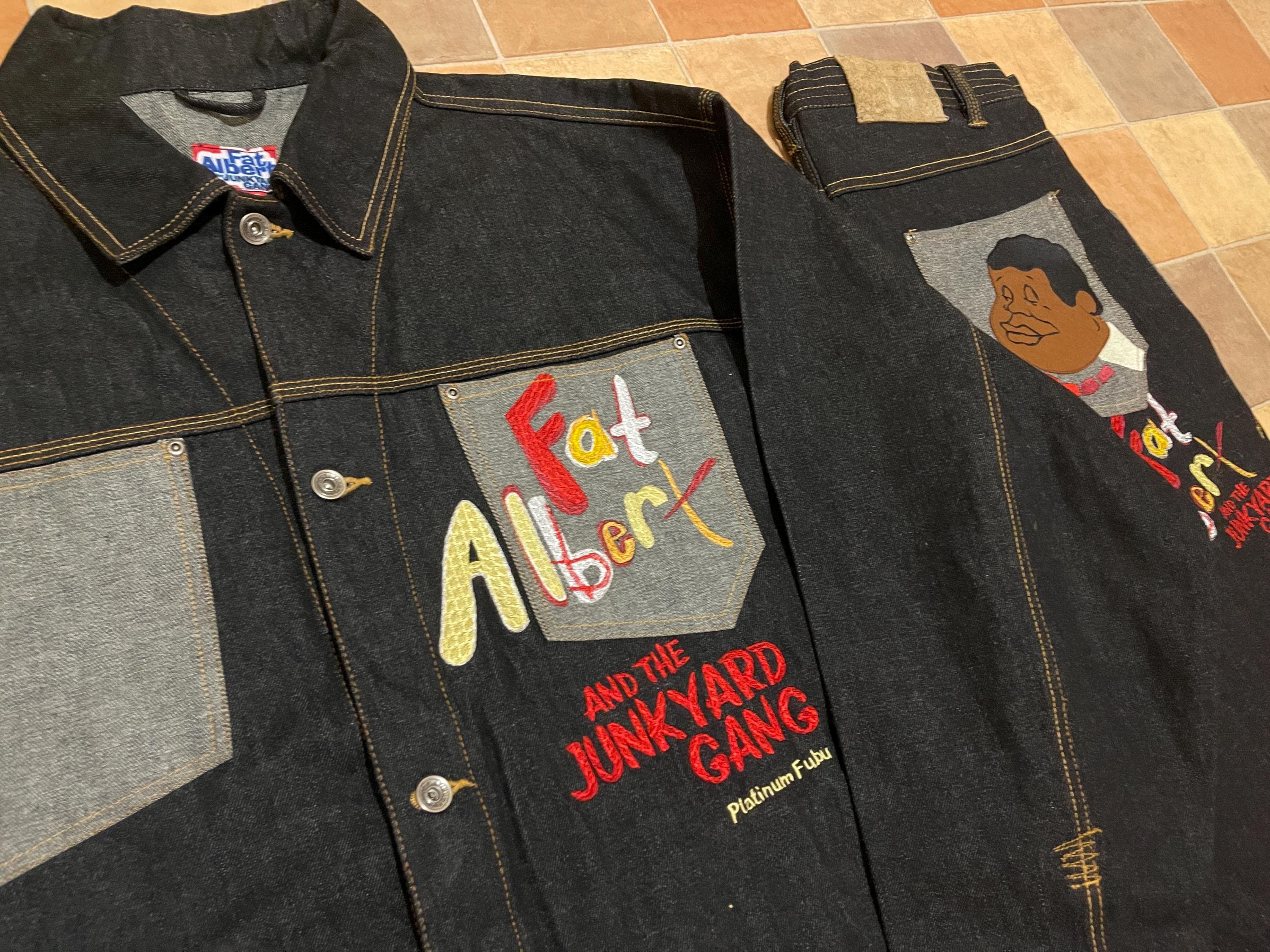 Platinum Fubu Jacket Jeans Set, Vintage Fat Albert and the Cosby