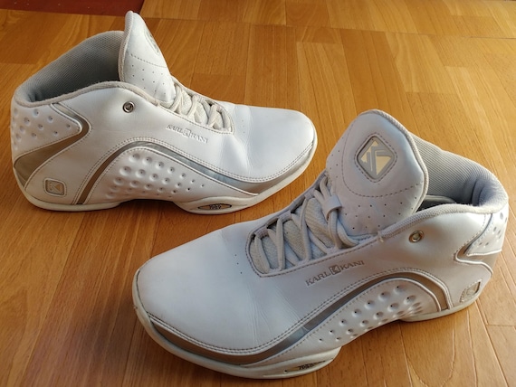 KARL KANI Sneakers, White, Vintage Hip Hop Shoes, 90s Hip-hop