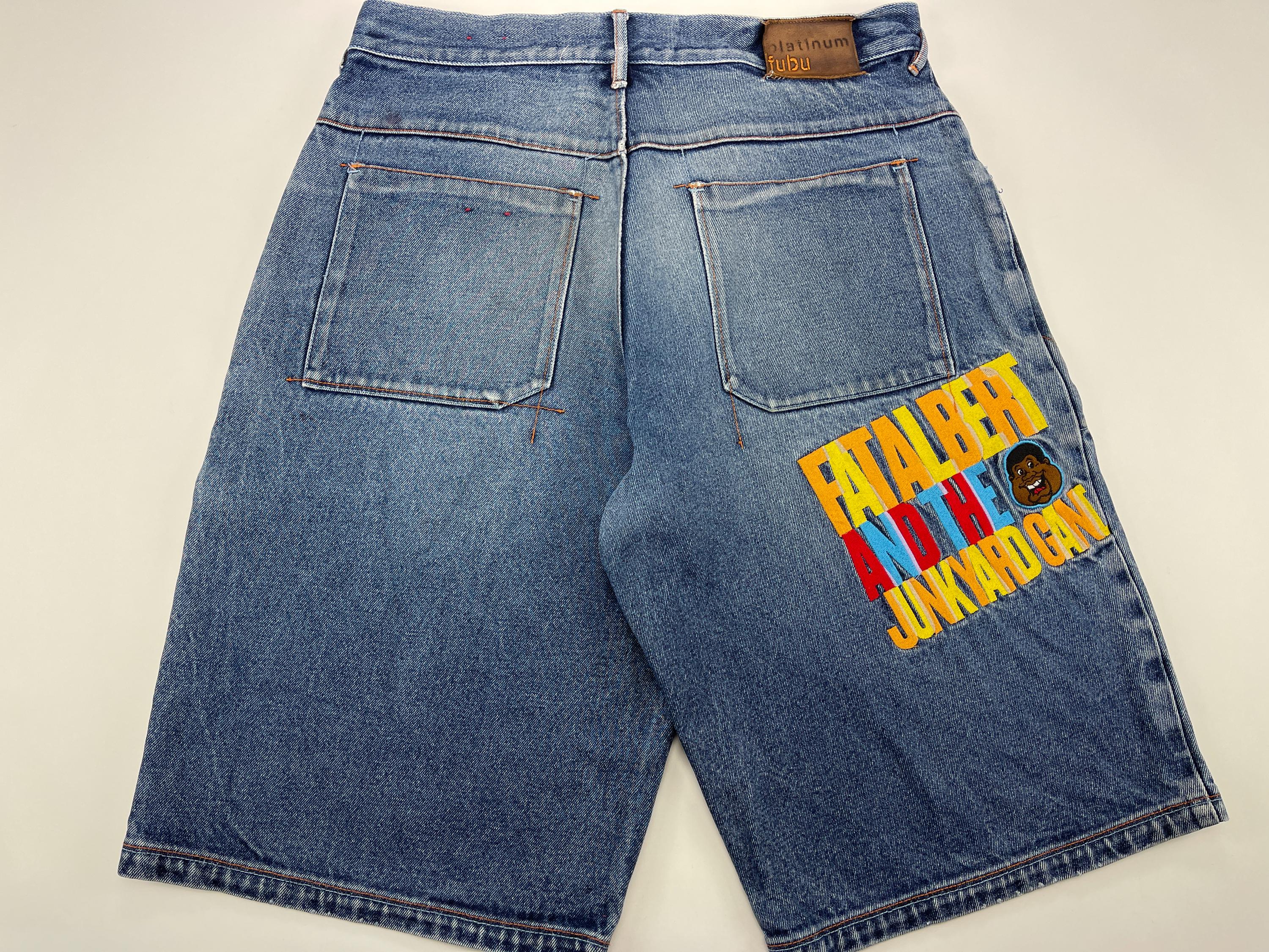 Platinum Fubu Fat Albert Denim - Etsy Platinum Fubu Fat Albert Denim - Etsy